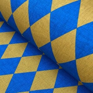 Harlequinade - Blue & Gold - Image 1