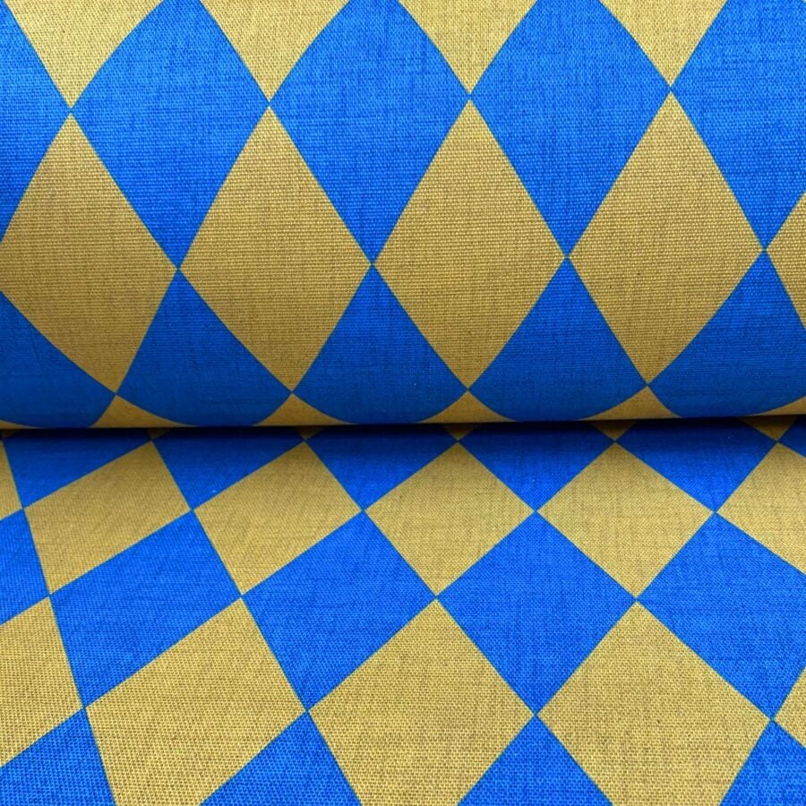Harlequinade - Blue & Gold - Image 3