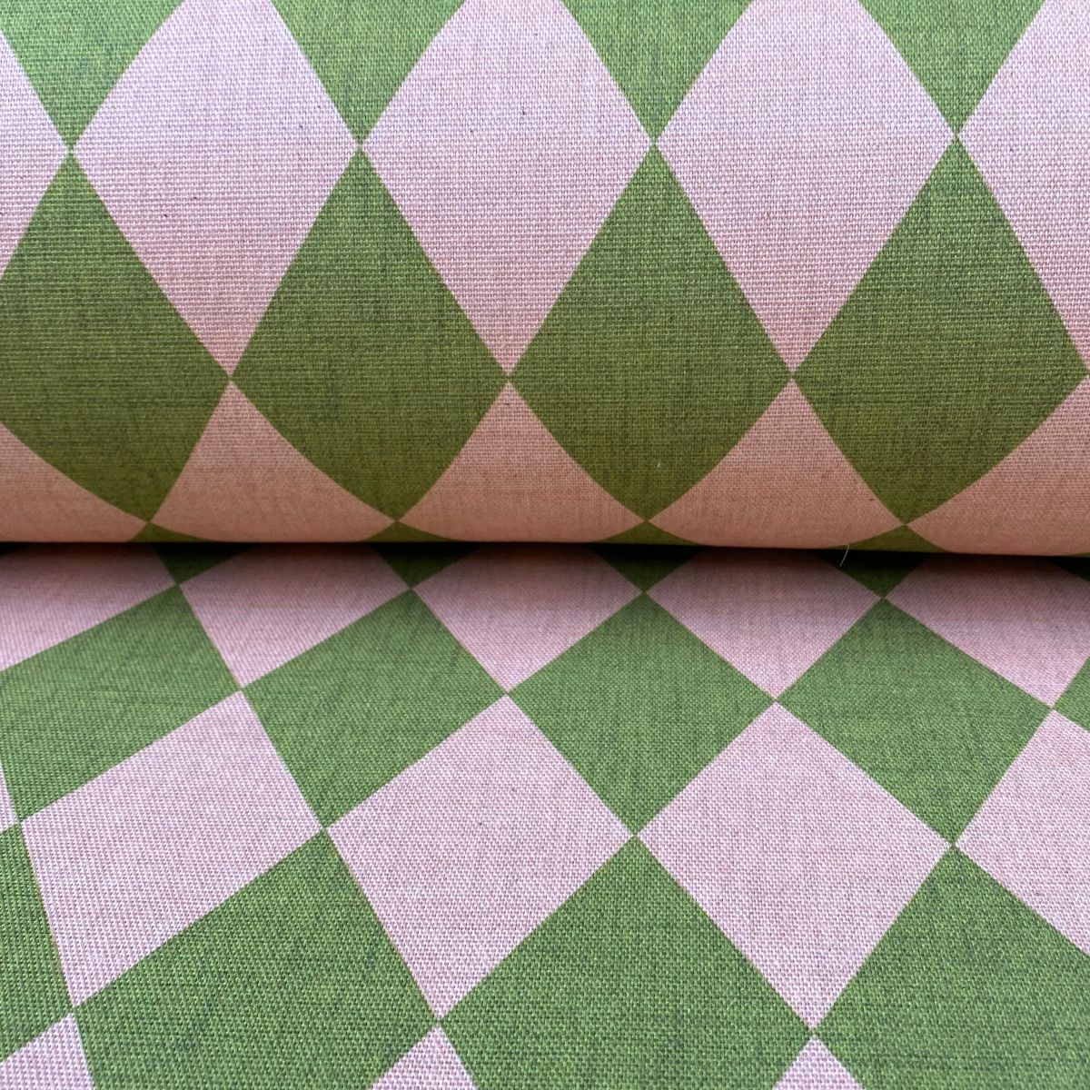 Harlequinade - Pink & Green - Image 3