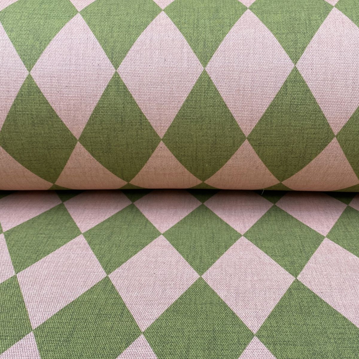 Harlequinade - Pink & Green - Image 3