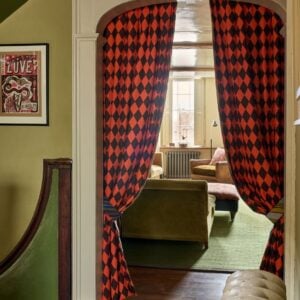 Harlequin fabric curtains