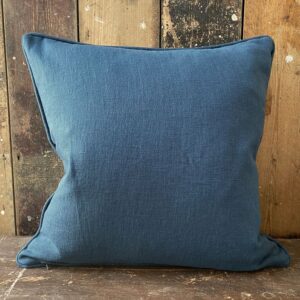 Karabair Cushion  - Teal, Ink & Ochre - Image 3