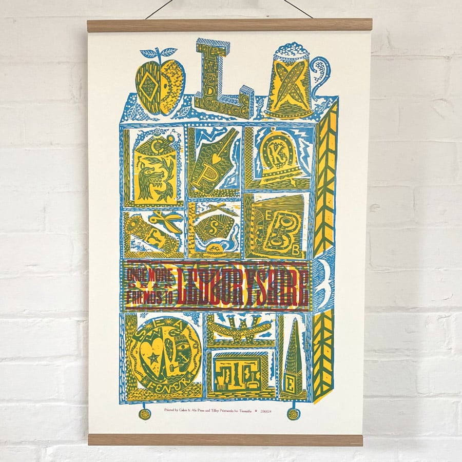 Jonny Hannah Letterpress poster