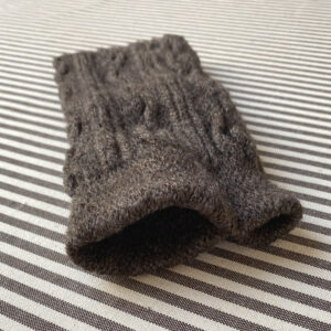 Wool Mitts - Brown - Image 3