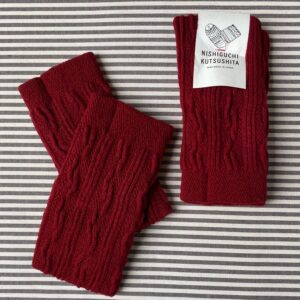 Wool Mitts - Ruby Red - Image 2