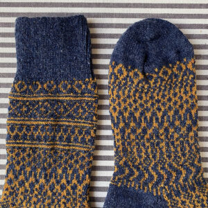Wool Socks - Navy - Image 3