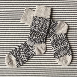 Wool Socks - Oatmeal - Image 2