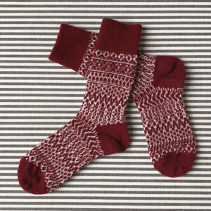 Wool Socks - Ruby Red - Image 2