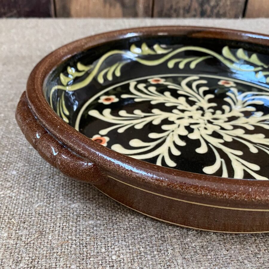 Paul Young Slipware Baking Dish Black PYBD2 - Image 2