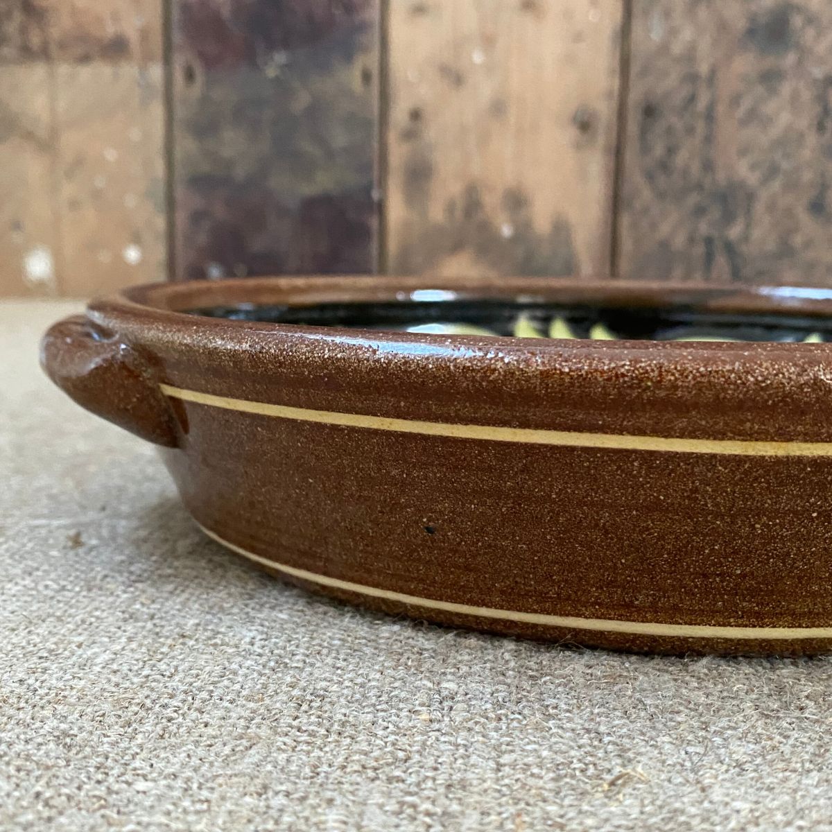 Paul Young Slipware Baking Dish Black PYBD2 - Image 4