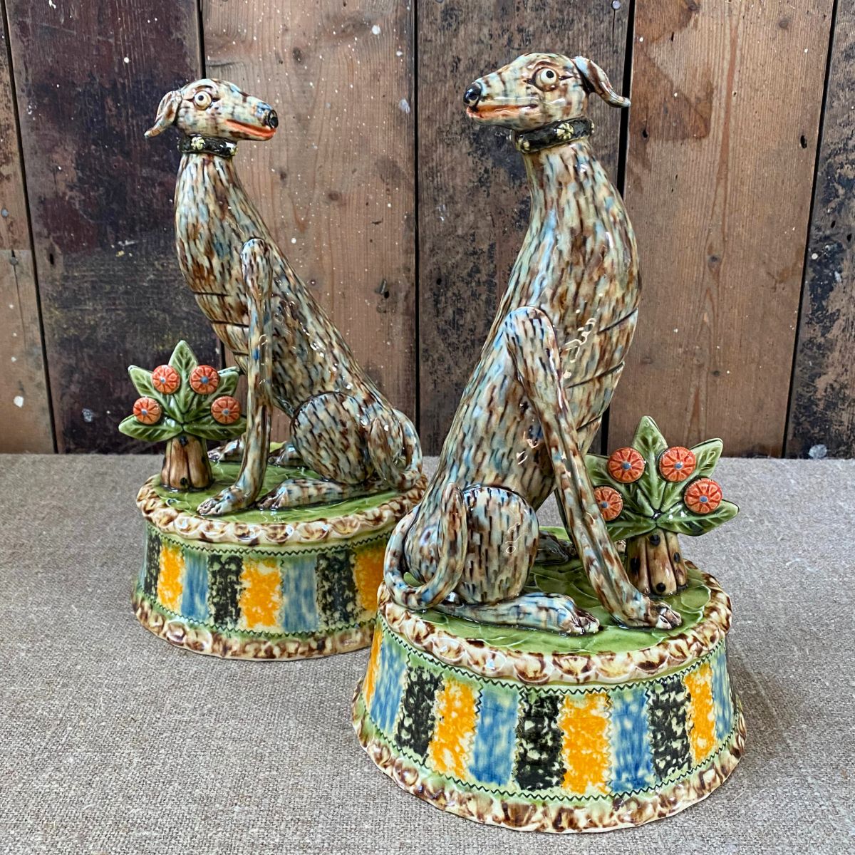 Paul Young Slipware Hound - Image 1