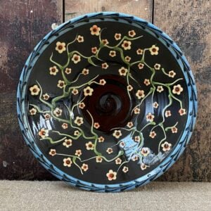 Paul Young Slipware Large Blossom Bowl PYLB1 - Image 1