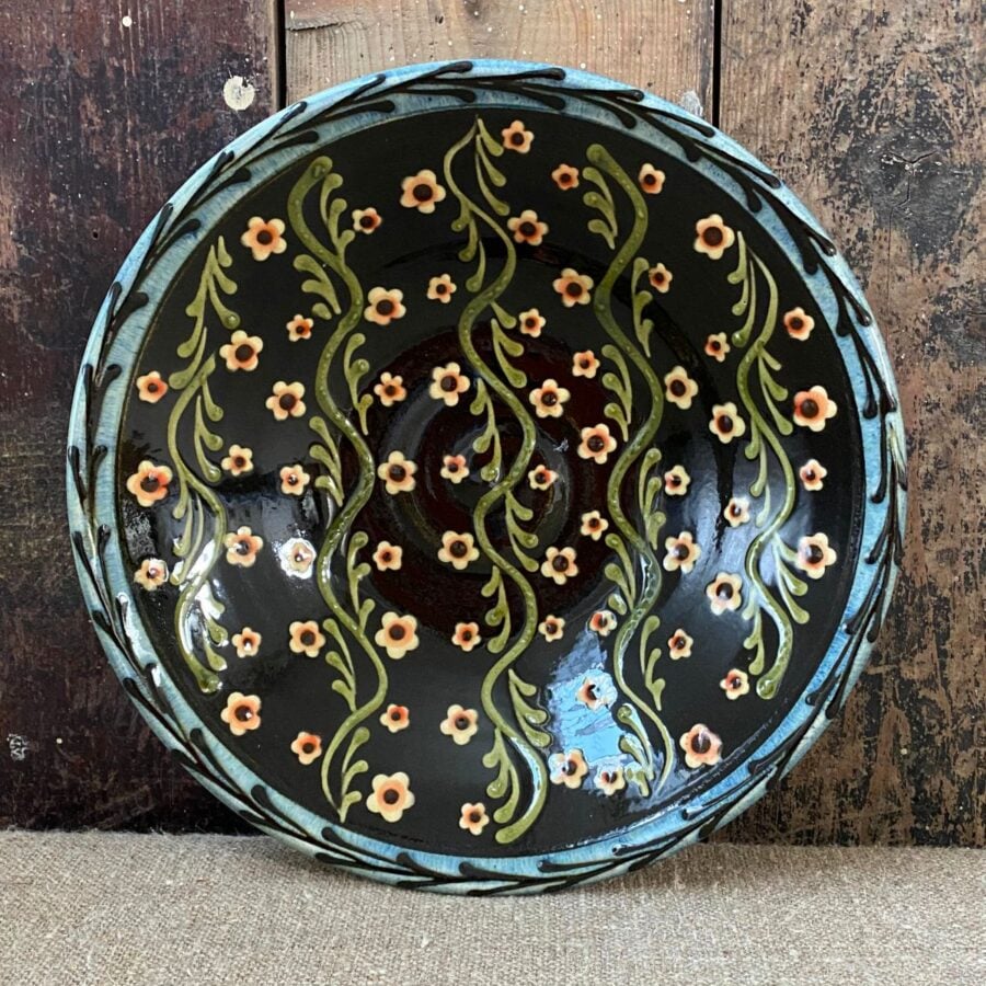 Paul Young Slipware Large Blossom Bowl PYLB2