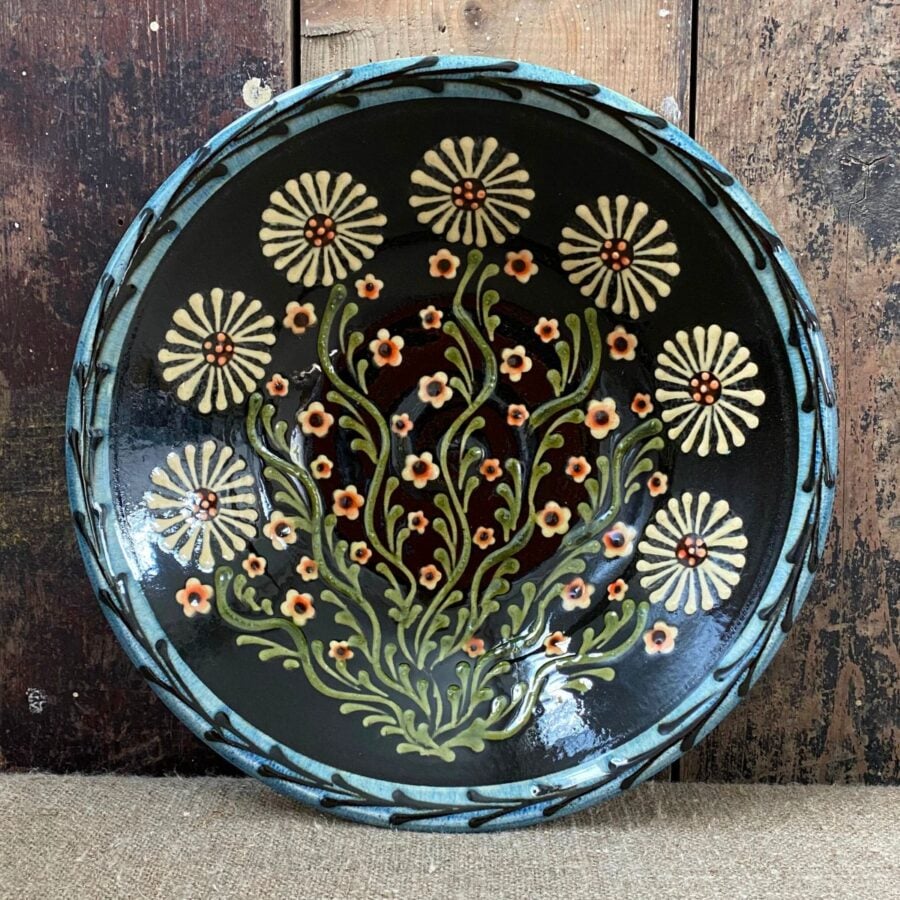 Paul Young Slipware Large Daisy Bowl PYLD1