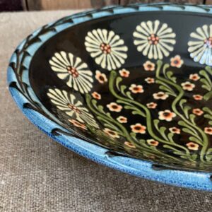 Paul Young Slipware Large Daisy Bowl PYLD1 - Image 2