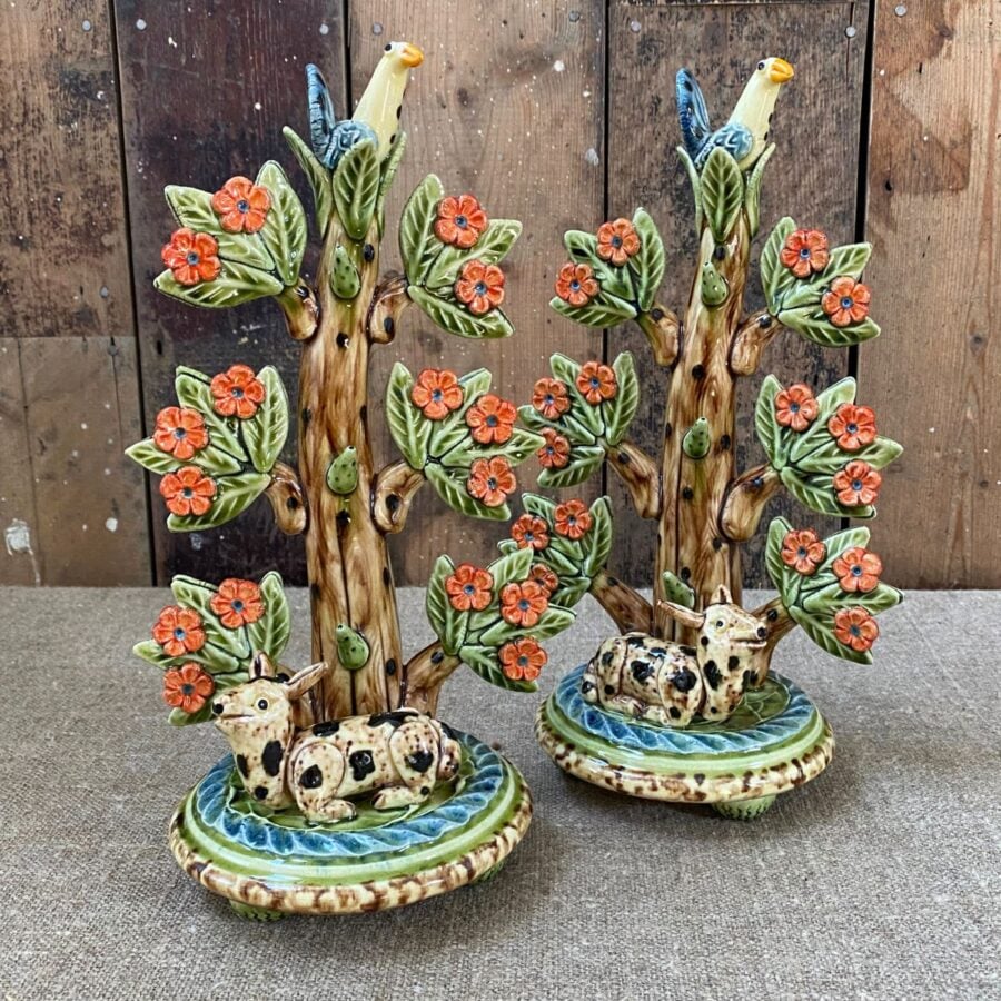 Paul Young Slipware Sheep Tree