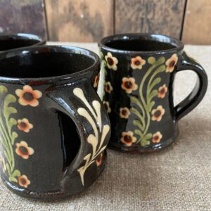 Paul Young Slipware Mugs - Black PYMU1 - Image 2