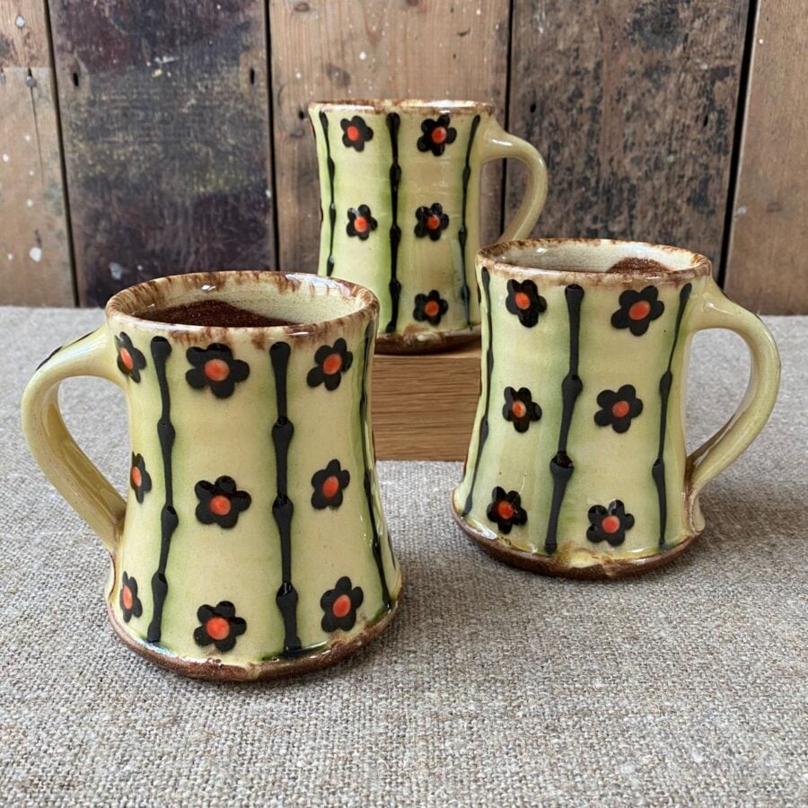 Paul Young Slipware Mugs - Cream PYMU2