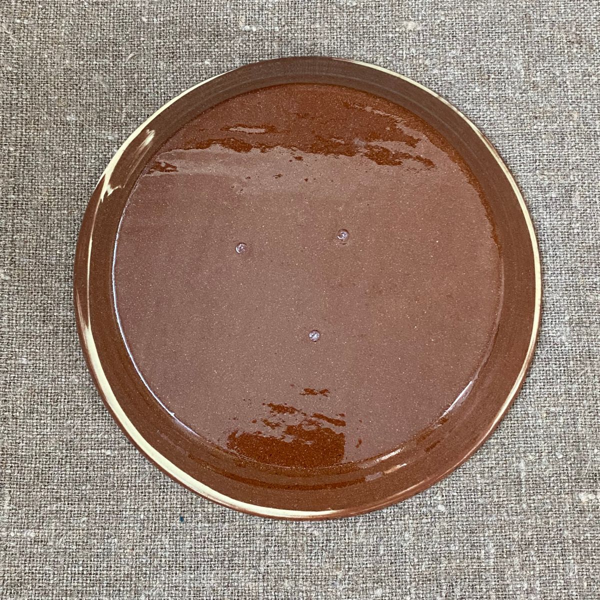 Paul Young Slipware Plate - Stag PYPL1 - Image 3