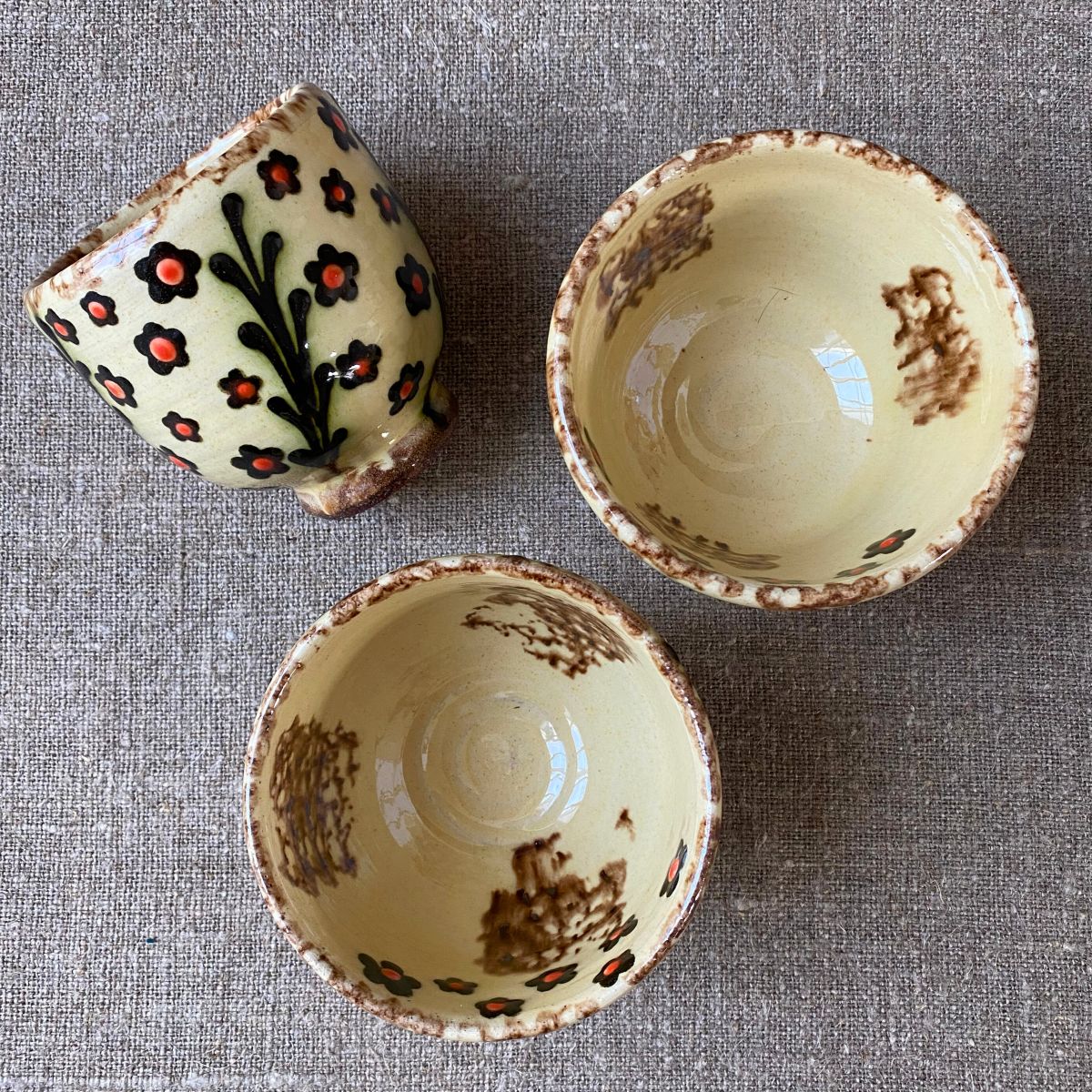 Paul Young Slipware Tea Bowl - Cream - Image 2