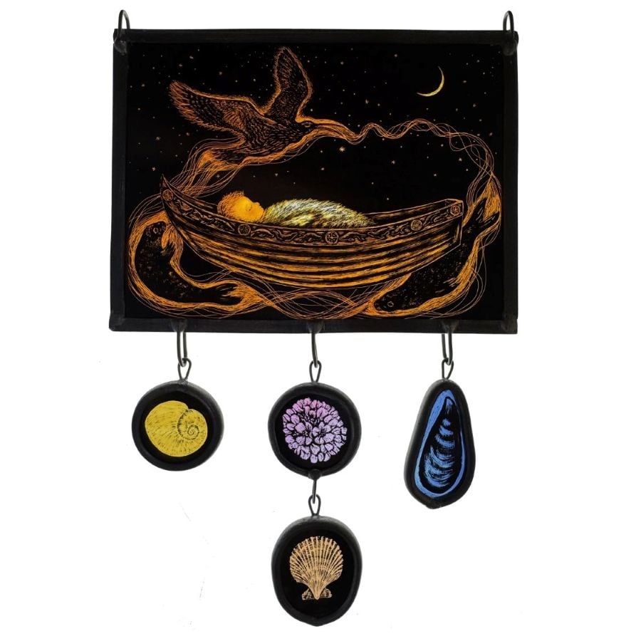 Tamsin Abbott Stained Glass - Selkie Babe - Image 2