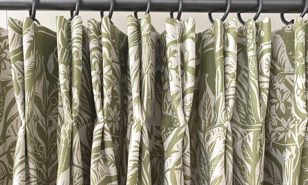 Tinsmiths Bespoke Curtains - Cartridge pleat