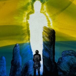 Tamsin Abbott Stained Glass - The Shining One (Study) - Image 1