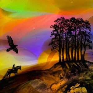 Tamsin Abbott Stained Glass - The Wanderer - Image 1