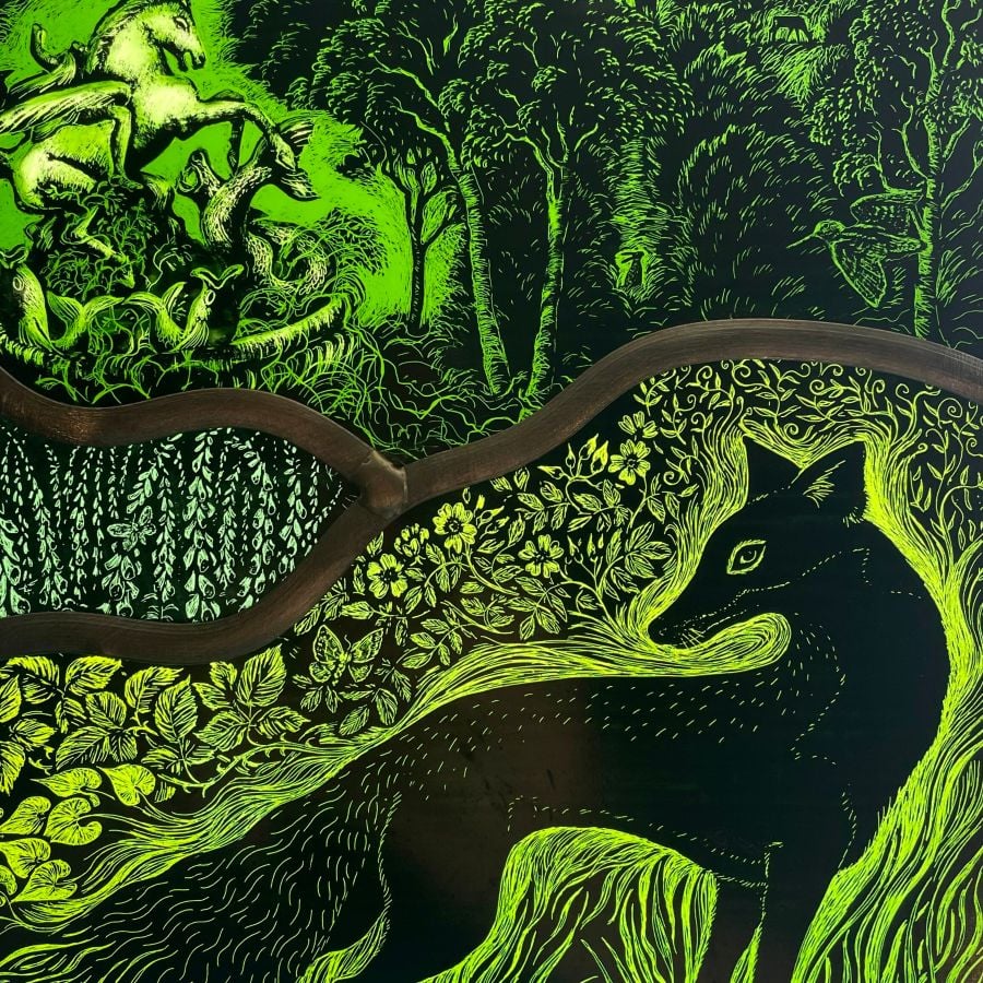 Tamsin Abbott Stained Glass - The Wild Wood Returning