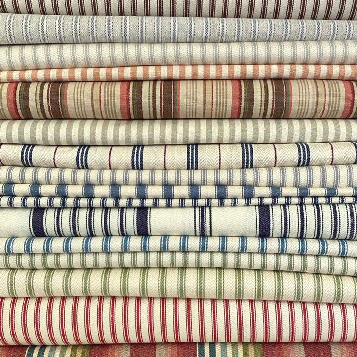 Of the Same Stripe – Tinsmiths’ Ticking Fabric