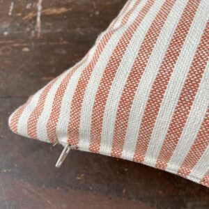 Uno Stripe Cushion - Brick - Image 4