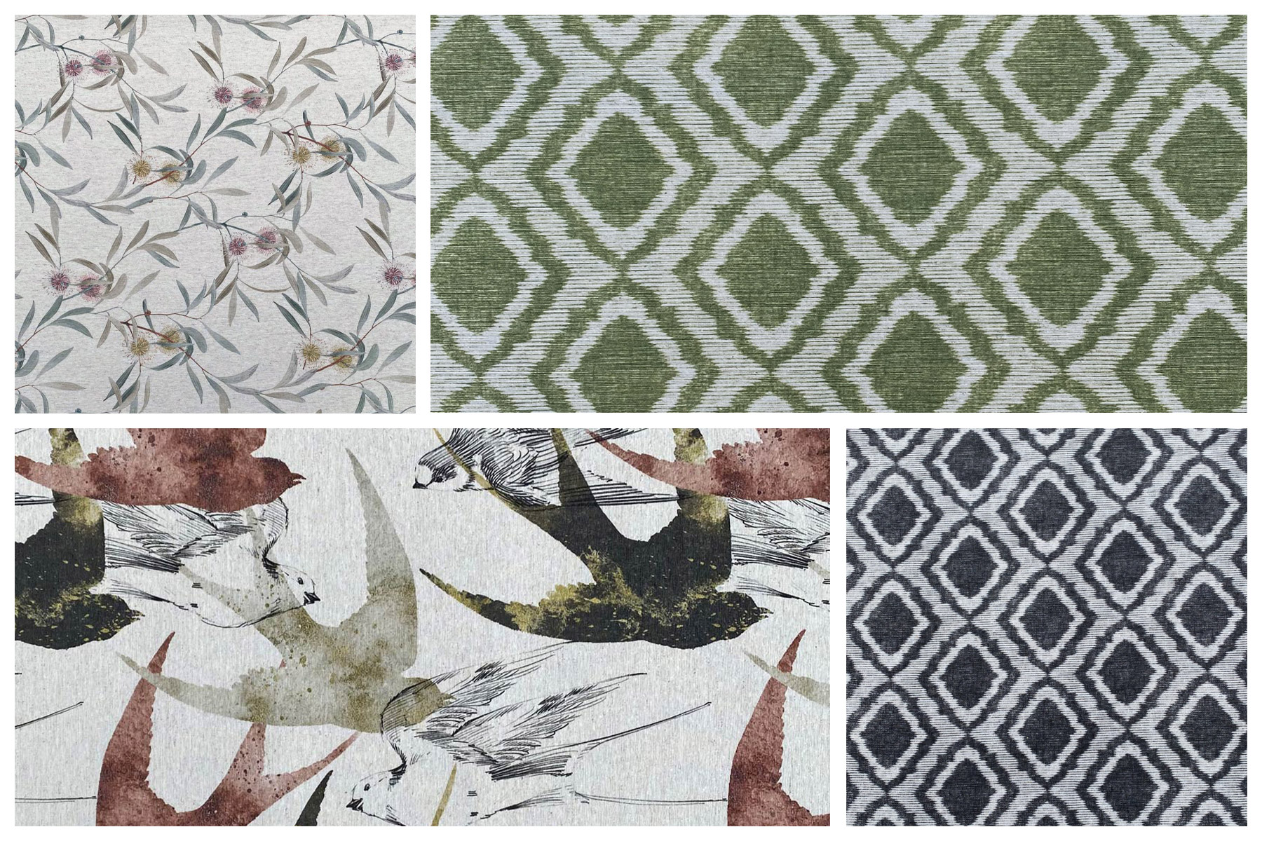 Tinsmiths Extra Wide Patterned Eco Fabrics 