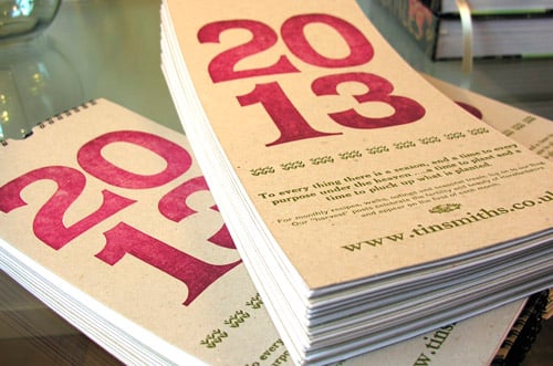 Tinsmiths Active Calendar