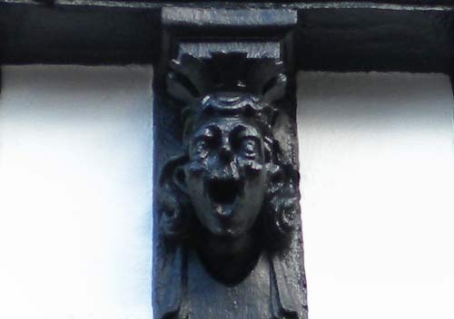 carved head