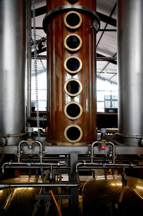 Giant Copper Rectification Column