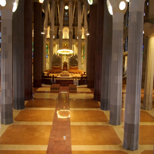 sagrada Familia Cork Floor