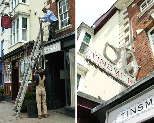 Tinsmiths Shears Sign