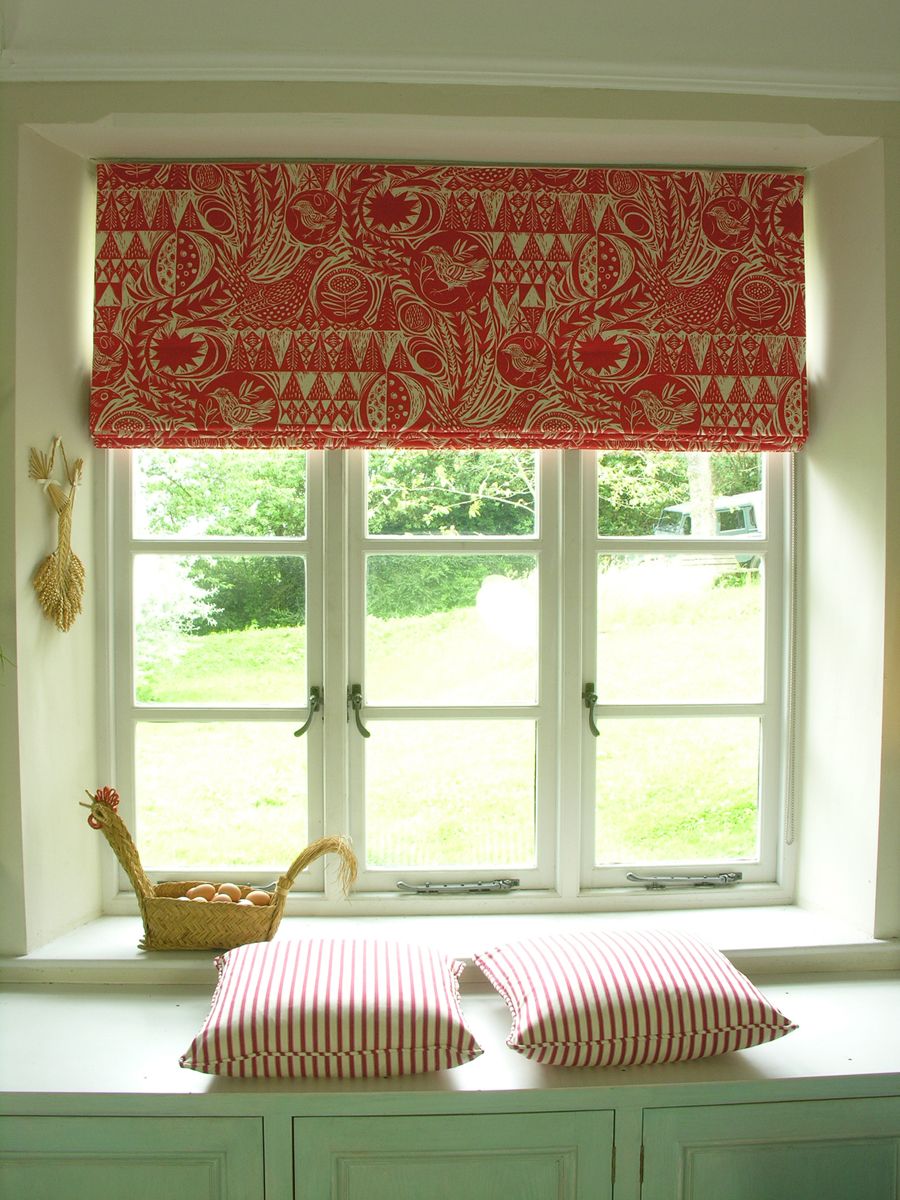 Mark Hearld Bird Garden Roman Blind