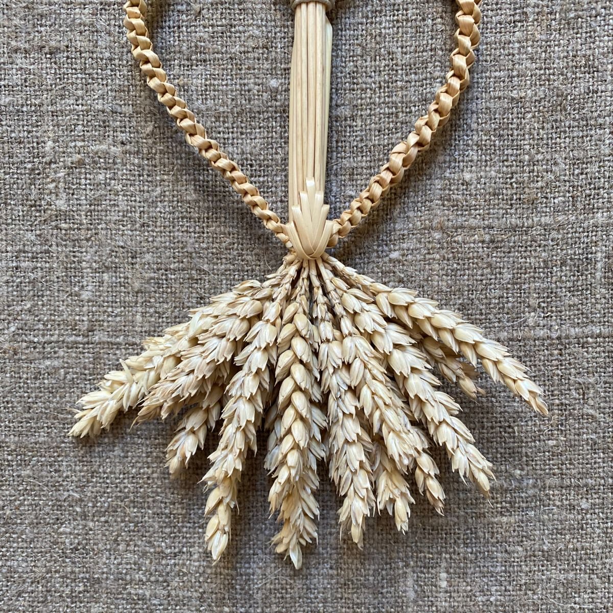 Corn Dolly Carol Partridge Wheat weaver Tinsmiths Ledbury