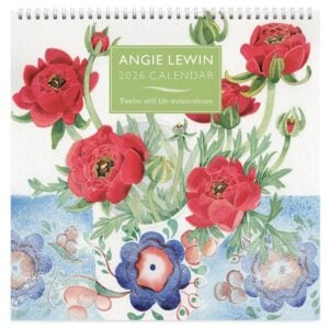 Angie Lewin 2026 Watercolour Wall Calendar Tinsmiths Ledbury