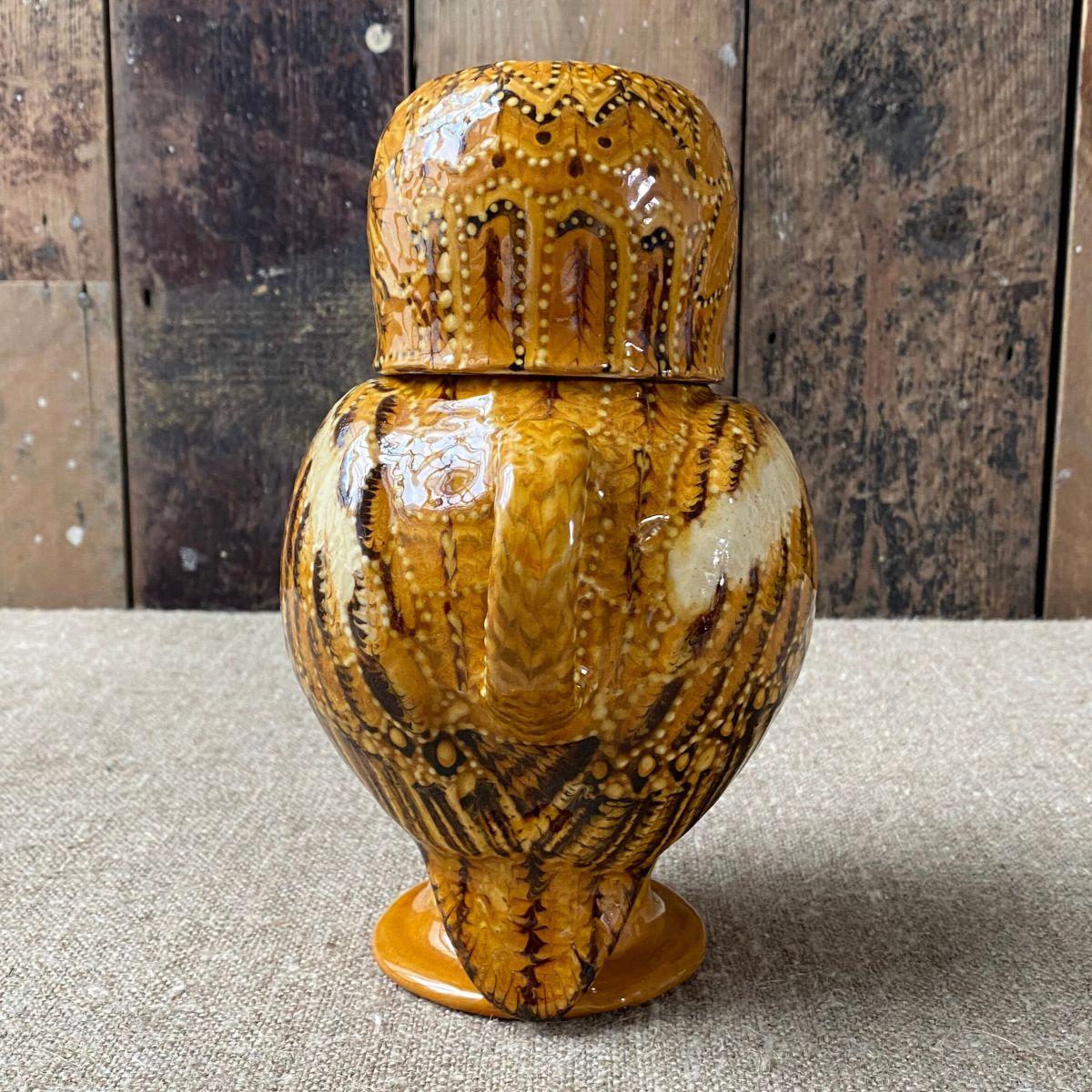 Carole Glover Owl Jug - Tawny Owl Large CGLO2 - Image 4