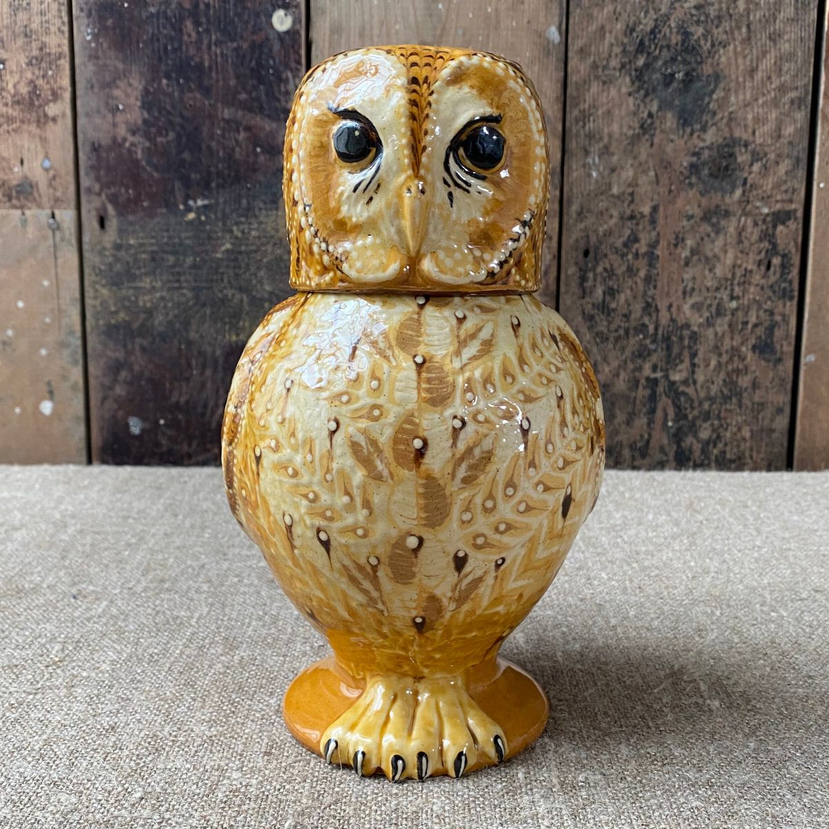 Carole Glover Owl Jug - Tawny Owl Large CGLO3 - Image 5