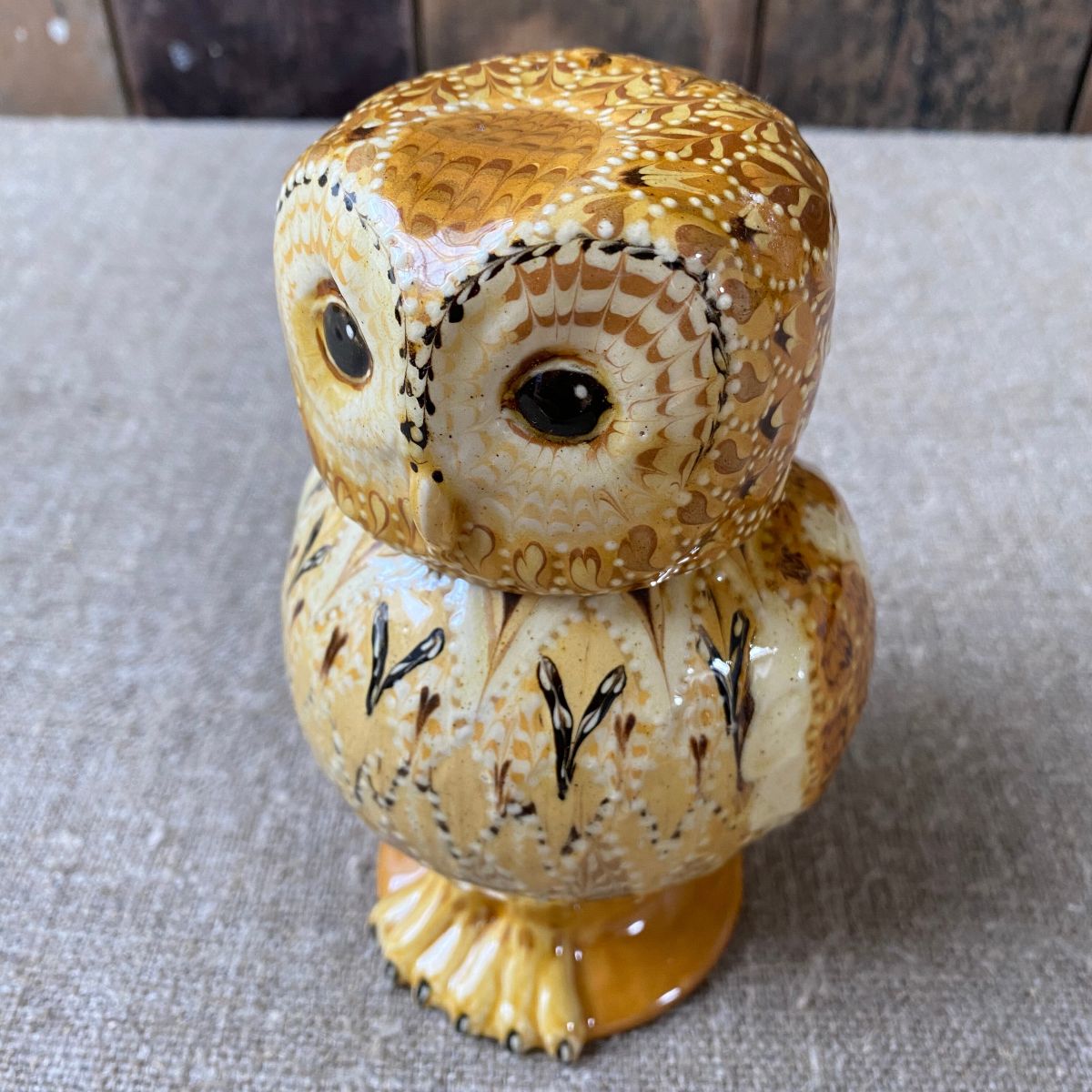 Carole Glover Owl Jug - Tawny Owl Small CGSO1 - Image 5