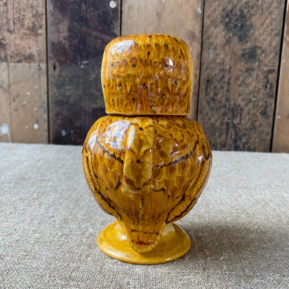 Carole Glover Owl Jug - Barn Owl Small CGSO4 - Image 4