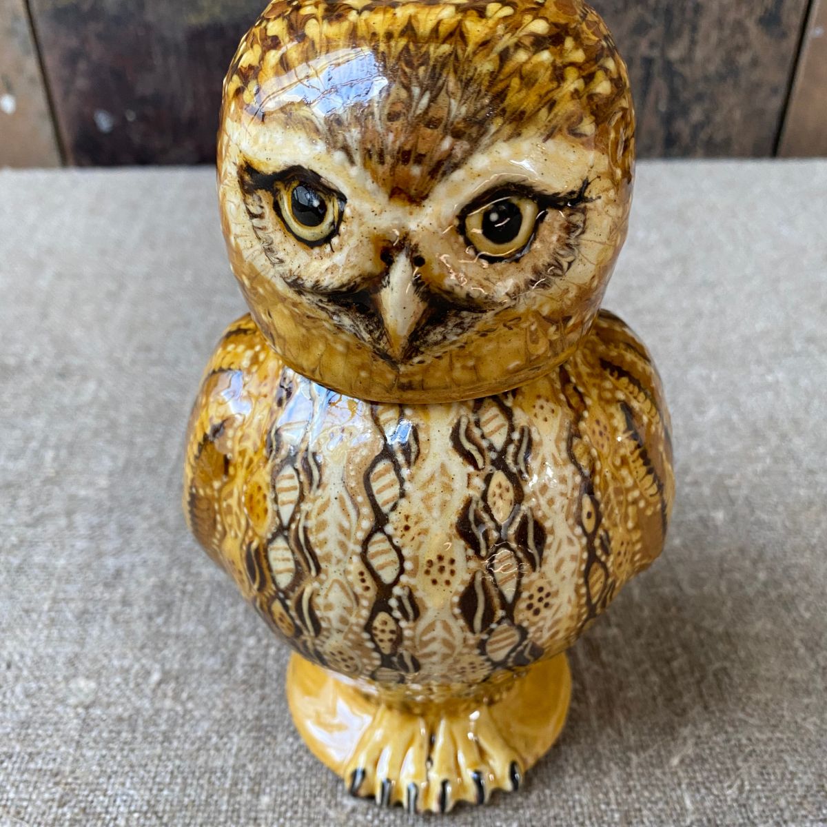 Carole Glover Owl Jug - Little Owl Small CGSO5 - Image 5