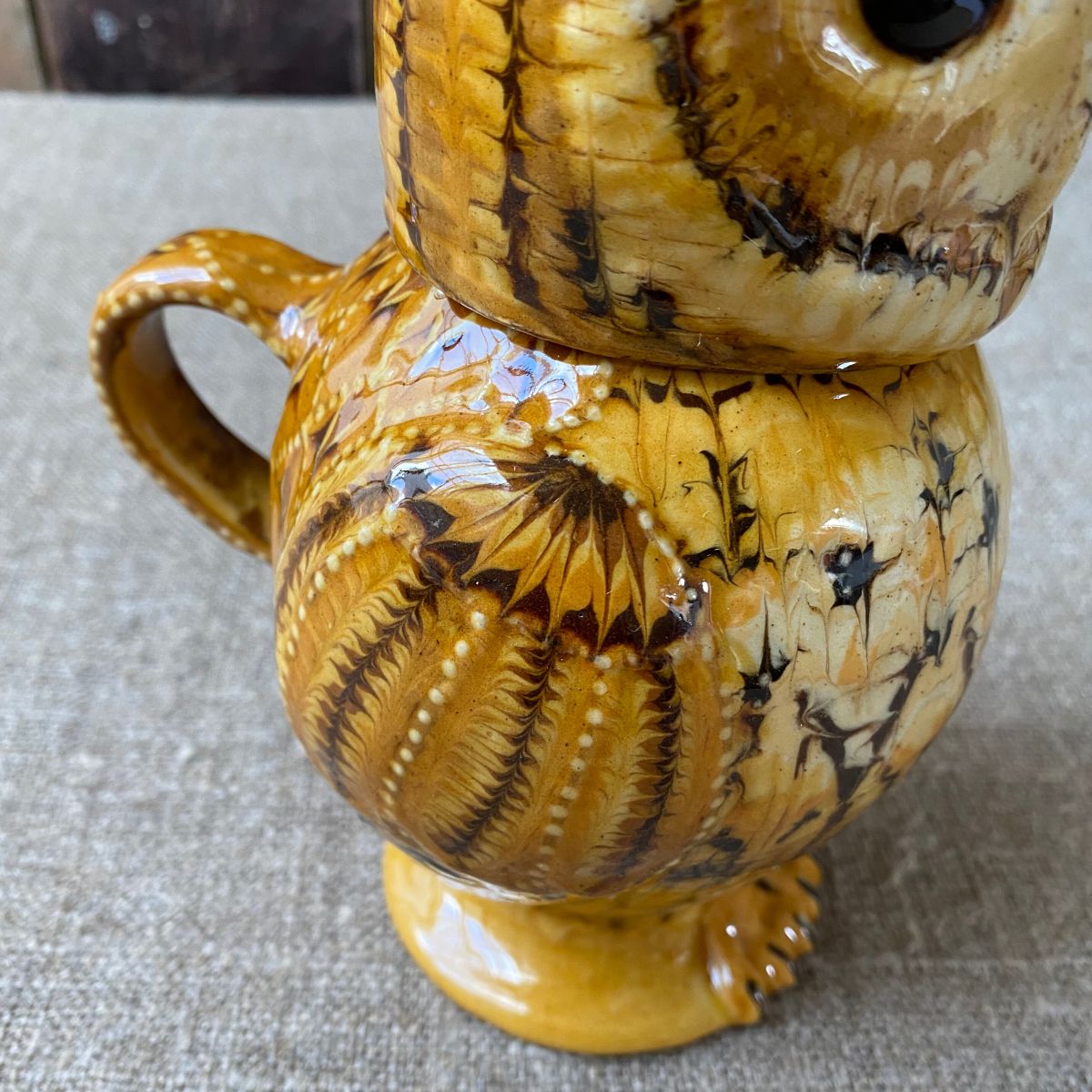 Carole Glover Owl Jug - Short Ear Owl Small CGSO8 - Image 5