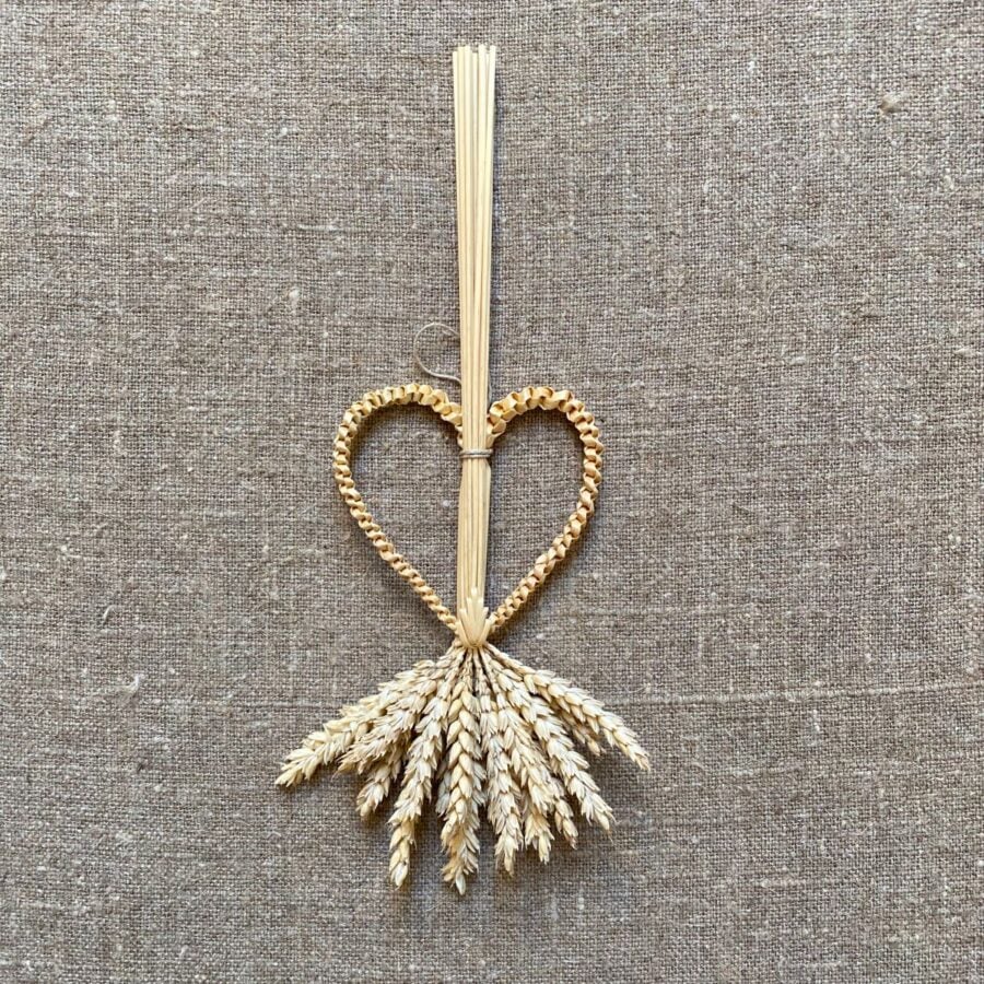 Corn Dolly Carol Partridge Wheat weaver Tinsmiths Ledbury