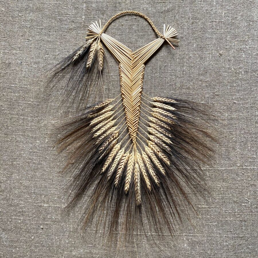 Corn Dollies Carol Partridge Wheat Weaver Tinsmiths Ledbury