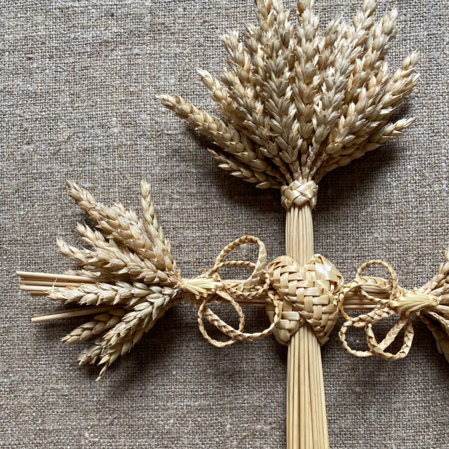 Corn Dollies Carol Partridge Wheat Weaver Tinsmiths Ledbury