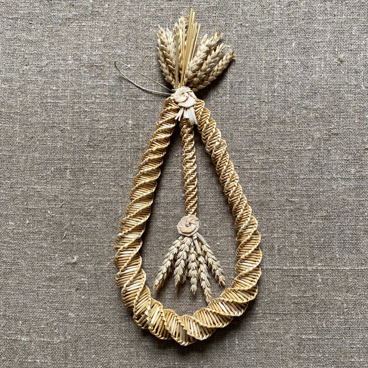 Corn Dolly Wheat Weaver Carol Partridge Tinsmiths Ledbury